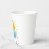レインボー紙カップ 紙コップ (左)