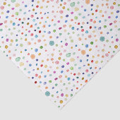 レインボー紙吹雪ウォーターカラードットティッシュペーパー 薄葉紙 (詳細)