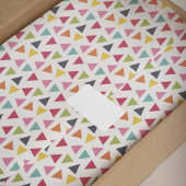 レインボー紙吹雪三角形 薄葉紙