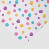 レインボー紙吹雪水玉模様バースデーパーティー 薄葉紙 (詳細)