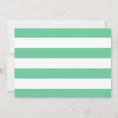 レインボー紙吹雪誕生日招待状 招待状 (裏面)