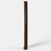 レインボー素晴らしカラー合成幸せ文字ブラウン SAMSUNG GALAXYケース (右側面)