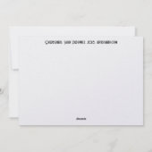 レインボー結婚のハートフラットカード シーズンカード (裏面)