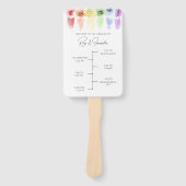 レインボー結婚のファン計画 ハンドファン (正面)