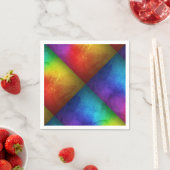 レインボー結婚ズカクテルナカラフルプキンス スタンダードカクテルナプキン (インサイチュ)