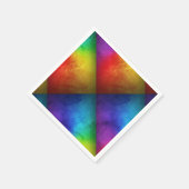 レインボー結婚ズカクテルナカラフルプキンス スタンダードカクテルナプキン (角)