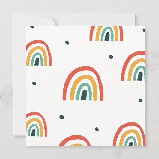 レインボー結婚ズカード (裏面)