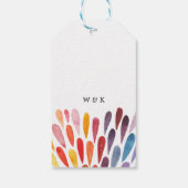 レインボー結婚鮮やかズ ギフトタグ (裏面)