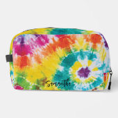 レインボー絞り染めカラフルパーソナライズされた ドップキット (正面)