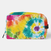 レインボー絞り染めカラフルパーソナライズされた ドップキット (裏面)