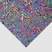 レインボー絞り染めヒッピールック 薄葉紙 (詳細)