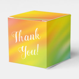 レインボー絞り染めベビーシャワー フェイバーボックス