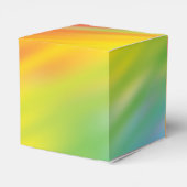 レインボー絞り染めベビーシャワー フェイバーボックス (裏面サイド)