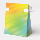 レインボー絞り染めベビーシャワー フェイバーボックス (裏面サイド)