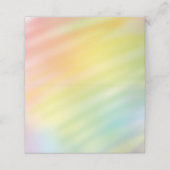 レインボー絞り染めベビーシャワー プレイスカード (外部開封)