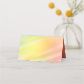 レインボー絞り染めベビーシャワー プレイスカード (裏面)