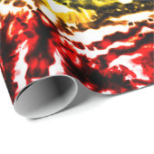 レインボー絞り染めマンダラスターバースデーパーティー ラッピングペーパー (ロールコーナー)