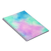 レインボー絞り染め手帳 ノートブック (右側)