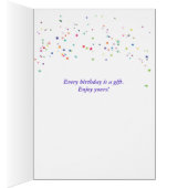 レインボー絞り染め誕生日 (内側 (右))