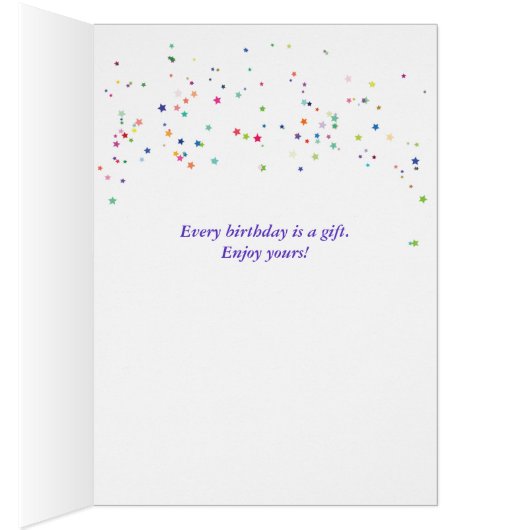 レインボー絞り染め65th誕生日 (内側 (右))