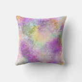 レインボー絞り染め クッション (裏面)