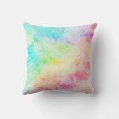 レインボー絞り染め クッション (裏面)