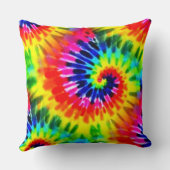 レインボー絞り染め クッション (裏面)