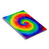 レインボー絞り染料アルコールインク ノートブック (右側)