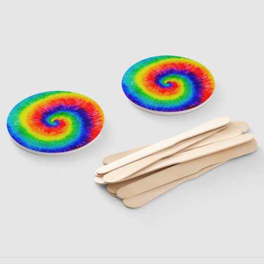 レインボー絞り染料アルコールインク ハンドファン (組立なし)