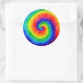 レインボー絞り染料アルコールインク ラウンドシール (バッグ)