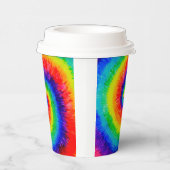 レインボー絞り染料アルコールインク 紙コップ (右)