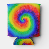 レインボー絞り染料アルコールインク 缶クーラー (正面)