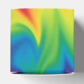 レインボー絞り誕生日パーティーお願いボックス フェイバーボックス (上部)