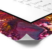 レインボー絵を描シーティングチャート ポスター (角)