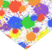 レインボー絵を描スプラッシュパーティーテーブルクロス テーブルクロス (アングル)