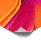 レインボー絵を描スワール ポスター (角)