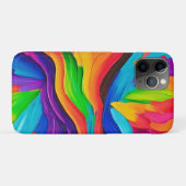 レインボー絵を描スワール Case-Mate iPhoneケース (裏面(横))
