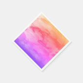 レインボー絵を描ズグラデーション スタンダードカクテルナプキン (角)
