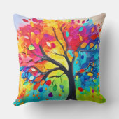 レインボー絵を描ツリー クッション (裏面)