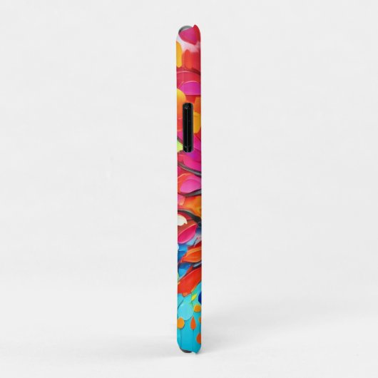 レインボー絵を描ツリー Case-Mate iPhoneケース (裏面/右)