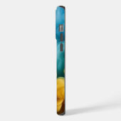 レインボー絵を描ドリップフォンケース iPhoneケース (左側面)