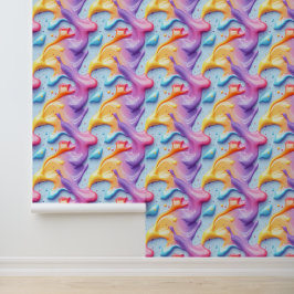 レインボー絵を描フュージョン 壁紙