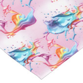 レインボー絵を描プラン ショートテーブルランナー (コーナー)