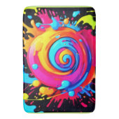 レインボー絵を描プラン バスマット (正面縦)