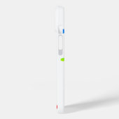 レインボー絵を描（ばちゃばちゃ）跳ねる Case-Mate iPhoneケース (裏面 / 左)