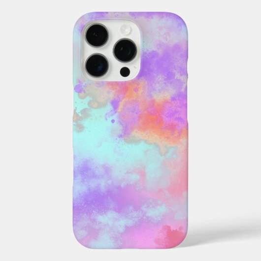 レインボー絵を描(ばちゃばちゃ)跳ねるiPhone 16ケース Case-Mate iPhoneケース (裏面)
