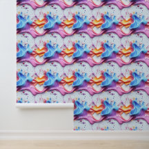 レインボー絵を描