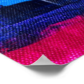 レインボー絵画アクリルゲイカラープライド旗日 ポスター (角)