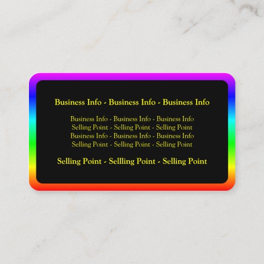 レインボー縁ど 名刺 (裏面)