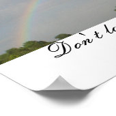 レインボー美しい ポスター (角)